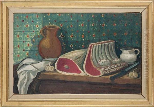Nature Morte Oil Painting by Alphonse Leon Quizet