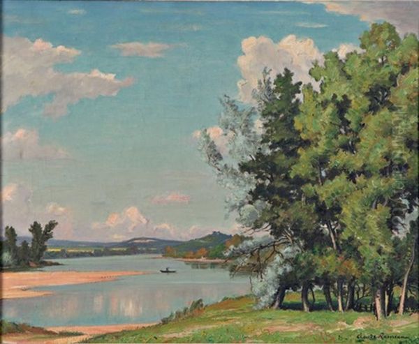 Bords De Loire Oil Painting by Claude Rameau