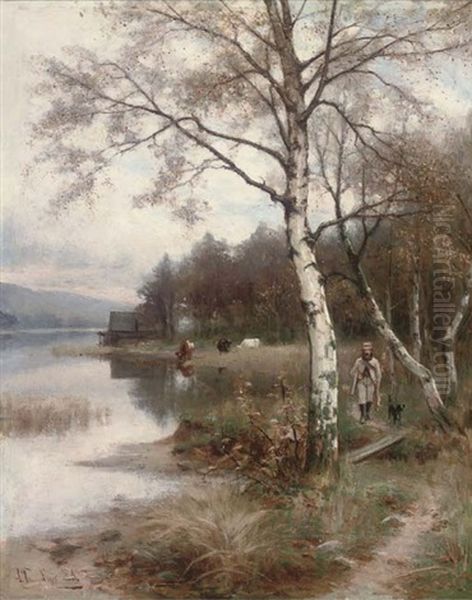 The Hunter's Return Oil Painting by Allan Ramsay