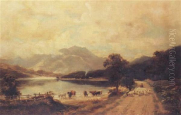 Ben Venue Oil Painting by Allan Ramsay