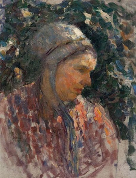 Kempische Boerin Oil Painting by Joseph Raphael