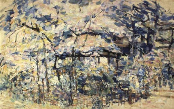 Teahouse, Golden Gate Park Oil Painting by Joseph Morris Raphael