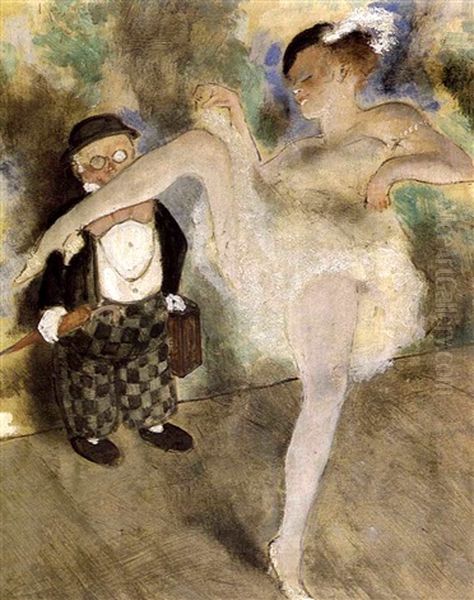 Danseuse Au Cafe-concert Oil Painting by Armand Rassenfosse