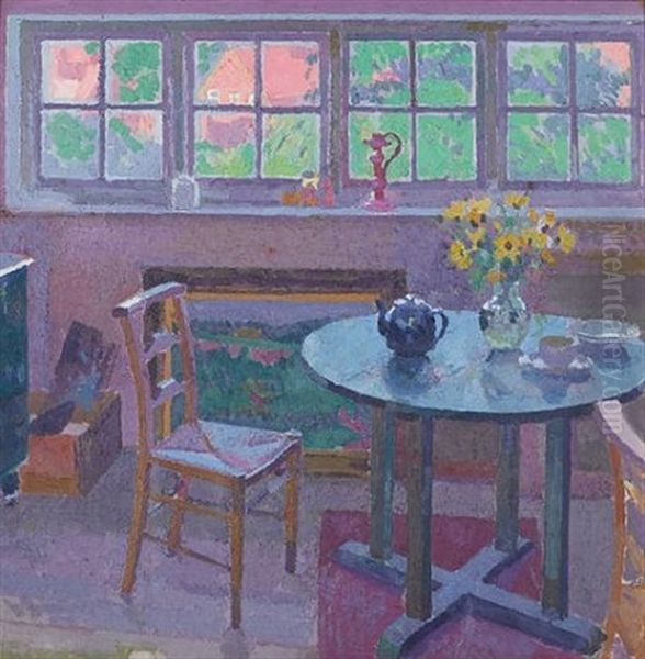 The Studio Interior Oil Painting by William Ratcliffe