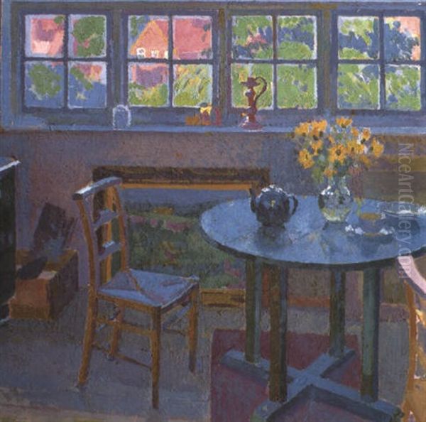 The Studio Interior Oil Painting by William Ratcliffe