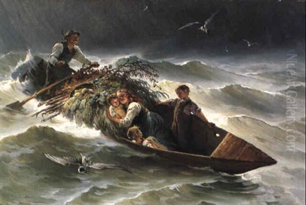 In Gottvertrauen Oil Painting by Karl Raupp