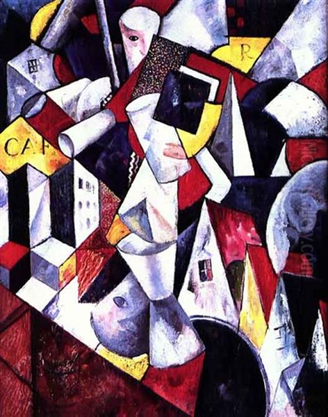 Abstraction No. 1 Oil Painting by Stanley L. Reckless