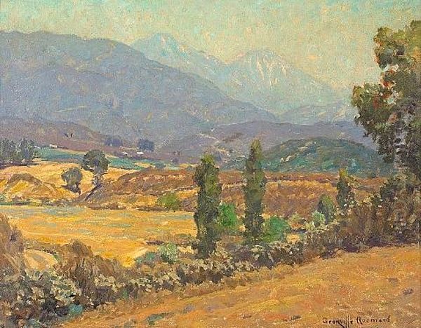 A View Of Mt. Baldy Oil Painting by Granville S. Redmond