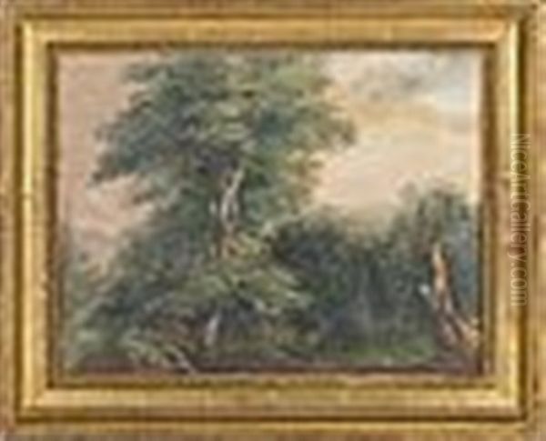 Landscape Oil Painting by Ignatius Josephus van Regemorter