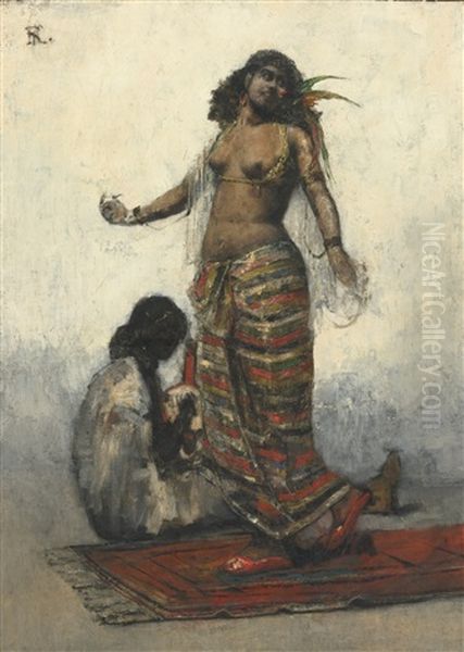 The Slave Girl Oil Painting by Henri Regnault