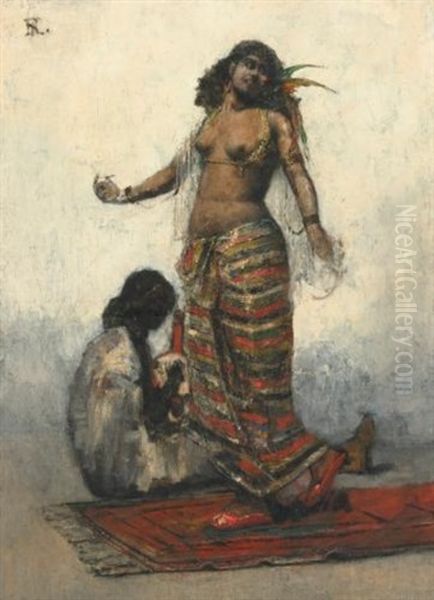 The Slave Girl Oil Painting by Henri Regnault