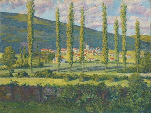 S. Jean Pied De Port Oil Painting by Dario de Regoyos