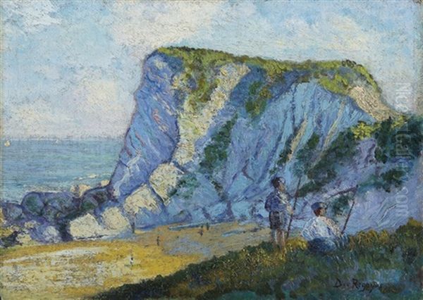 Cabo De Higuer Oil Painting by Dario de Regoyos