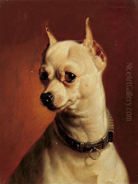 Bildnis Eines Hundes Oil Painting by Carl Reichert
