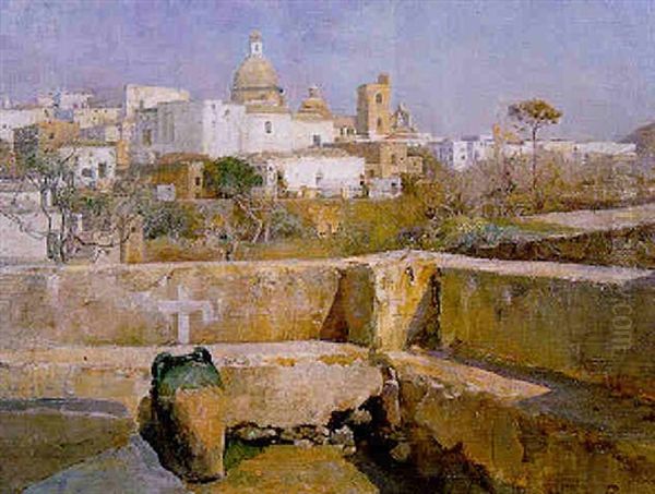 Anacapri Oil Painting by Robert Payton Reid