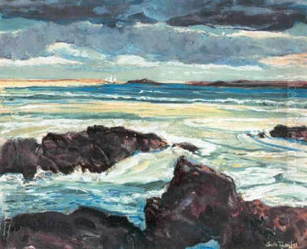 The Sea Oil Painting by Charles Reiffel