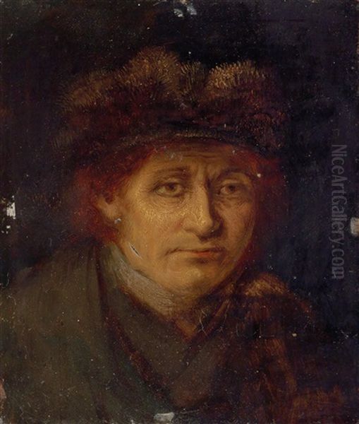 Bildnis Eines Mannes Oil Painting by  Rembrandt van Rijn