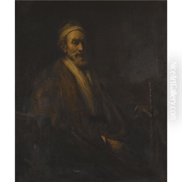 Portrait Of Jacob Trip Oil Painting by  Rembrandt van Rijn