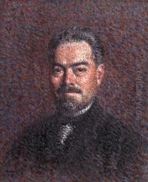 Portrait D'homme Oil Painting by Ernest-Lucien Bonnotte