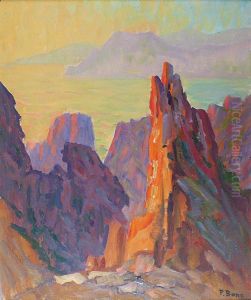Vue Des Calanques De Piana, Corse