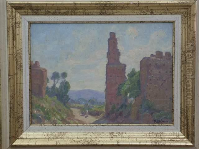 Tlemcen, Les Ruines Oil Painting by Primitif Bono