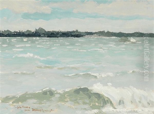 Untitled (st. Lawrence) Oil Painting by Frederic Remington