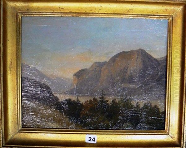 Vue Du Tyrol Oil Painting by Charles Renoux