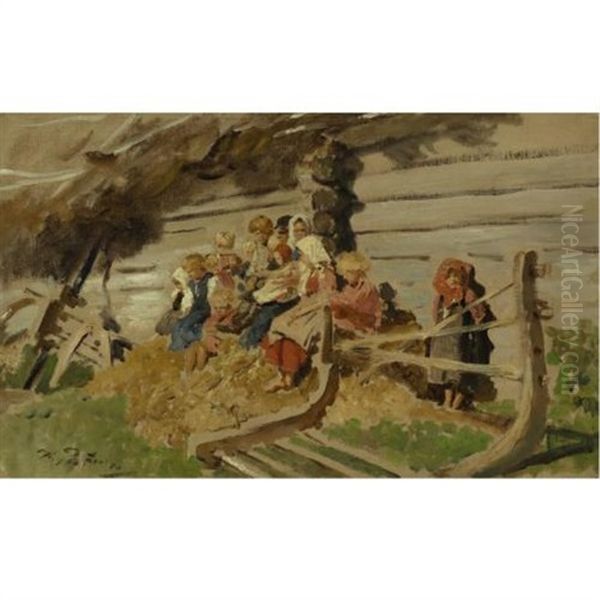 Children Oil Painting by Ilya Repin