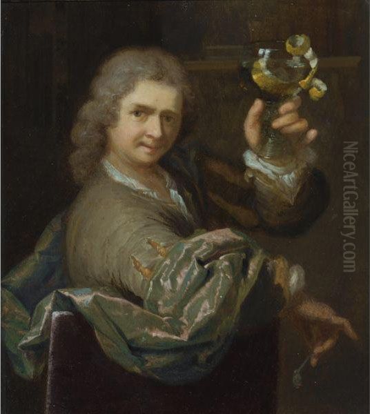 Portrait Of A Young Man Oil Painting by Arnold Boonen