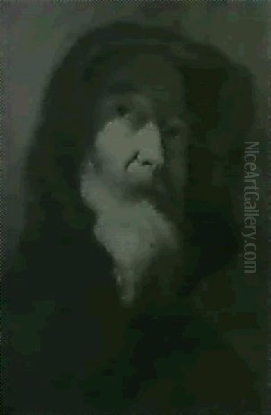 Tete D'ermite Oil Painting by Jusepe de Ribera
