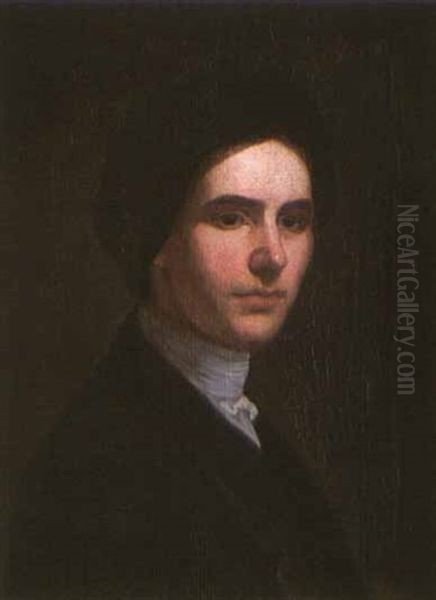 Portrait Of The Poet Matthew Prior Oil Painting by Jonathan Richardson
