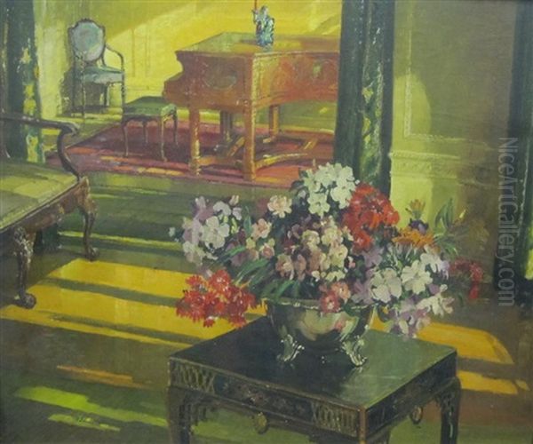 Summer Symphony Oil Painting by Herbert Davis Richter