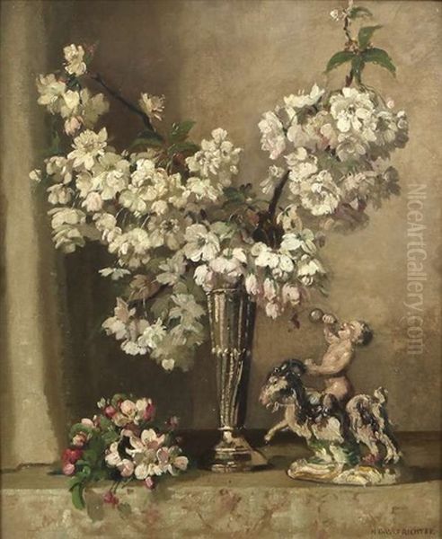 Spirit Of Spring Eternal Oil Painting by Herbert Davis Richter