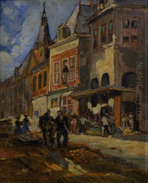 Untitled Oil Painting by Herbert Davis Richter