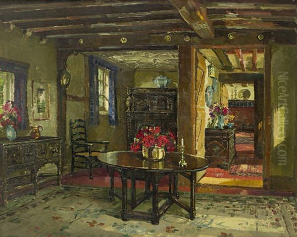 The Sorcery Of Sunlight Oil Painting by Herbert Davis Richter