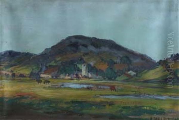 Rural View Oil Painting by Herbert Davis Richter