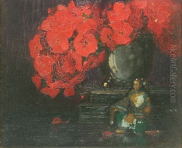 Still Life Oil Painting by Herbert Davis Richter