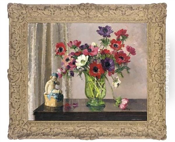 The Urge Of Spring Oil Painting by Herbert Davis Richter