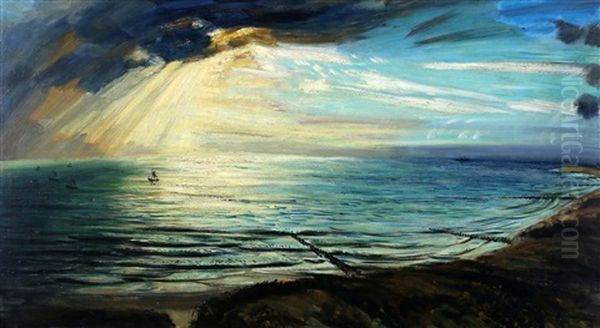 De Baai Van Zoutelande Oil Painting by Marius Richters