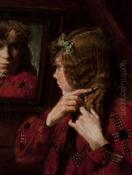 Ietske Oil Painting by Marius Richters