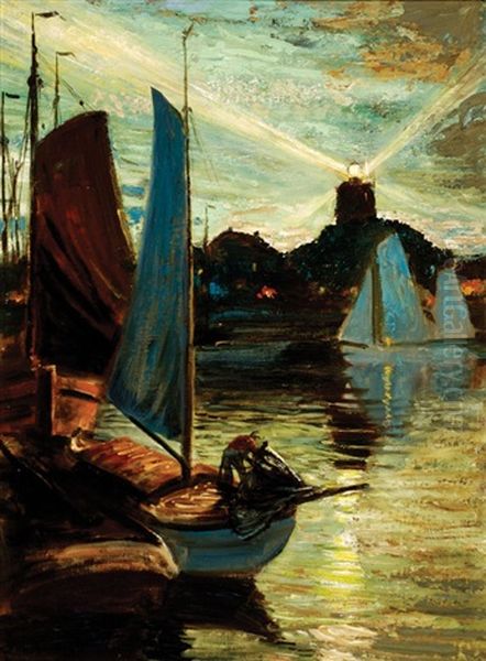 De Brandaris Oil Painting by Marius Richters