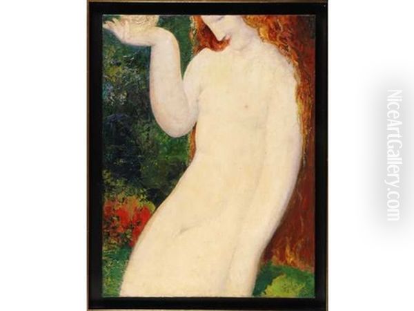 Eve Oil Painting by Louis (Pierre) Rigal