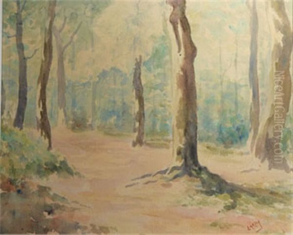 Lovskog Oil Painting by Laurits Andersen Ring