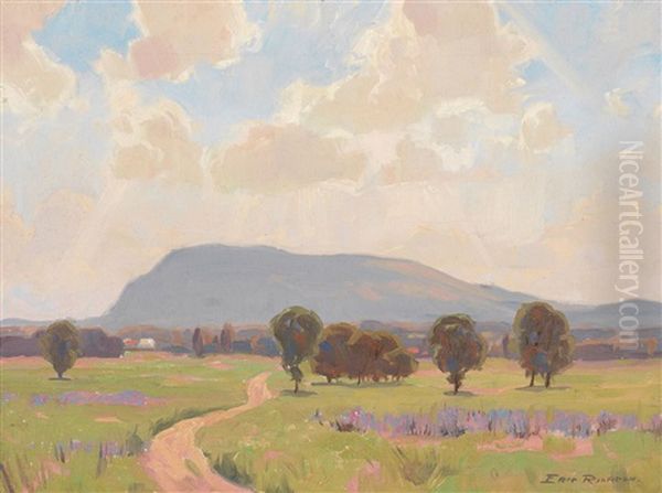 Mont Saint-hilaire, Quebec Oil Painting by Eric Riordon