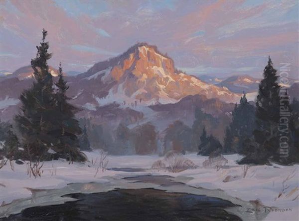Evening Near Labelle Oil Painting by Eric Riordon