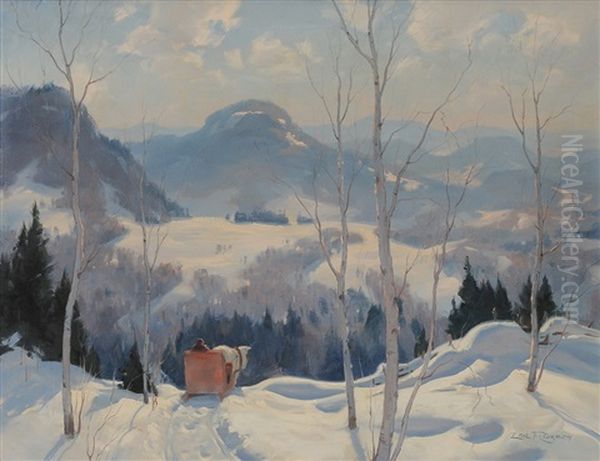 Country Road, Piedmont Country, P.que. Oil Painting by Eric Riordon