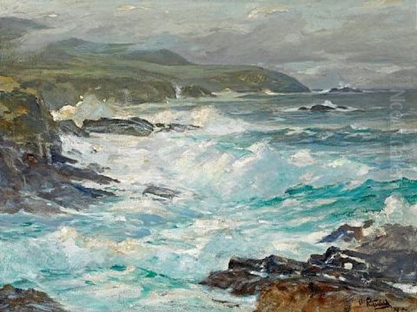 Carmel Coast Range Oil Painting by William Ritschel
