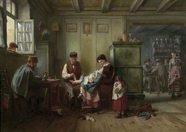 Der Gelegenheitsdoktor Oil Painting by Raphael Ritz
