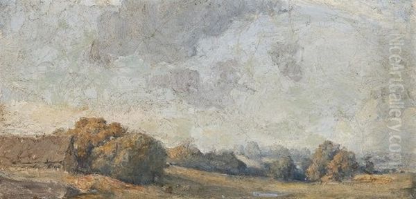 Dorset Landscape Oil Painting by Tom Roberts