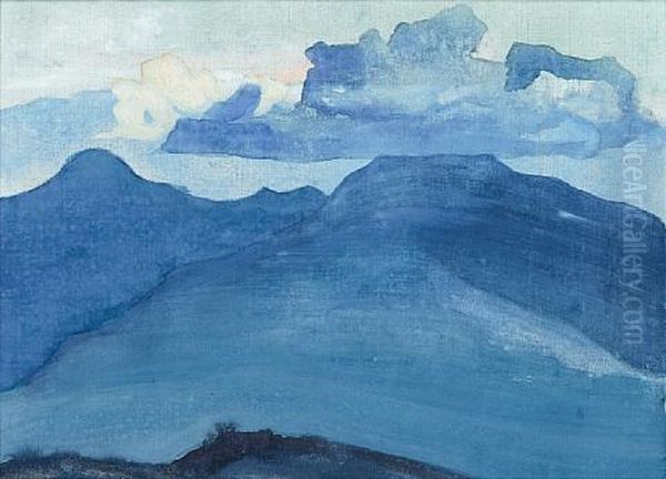 Cloud (from The Himalayan Series) Oil Painting by Nikolai Konstantinovich Roerich